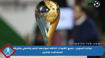 مباراة السوبر.. جميع القنوات الناقلة لمواجهة النصر والأهلي وطريقة المشاهدة أونلاين